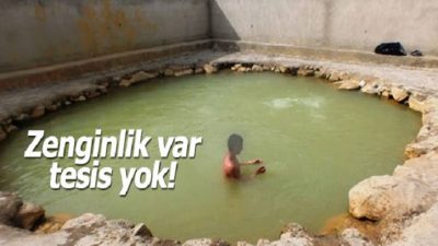 Zenginlik var, Tesis yok.