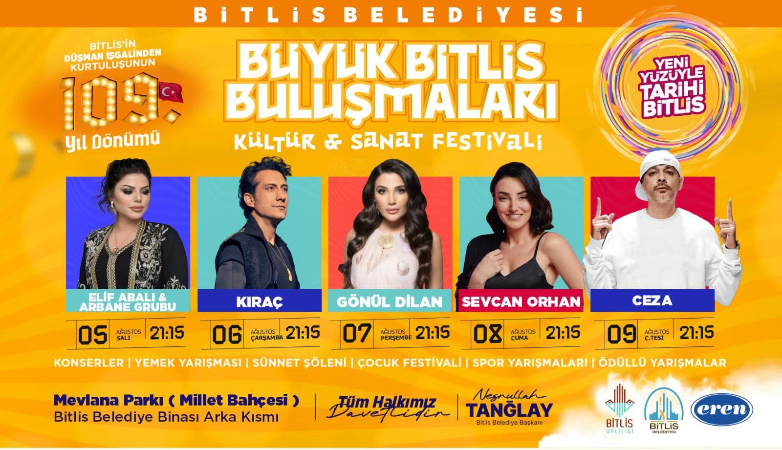 Bu yıl düzenlenecek konserde ki faaliyetler, bölgede büyük ses getirecek